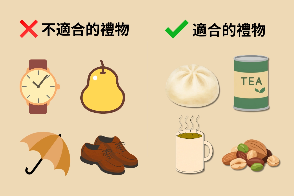 過年送禮禁忌指南，避開鐘錶鞋子等不吉利物品，選擇饅頭等健康實用禮物